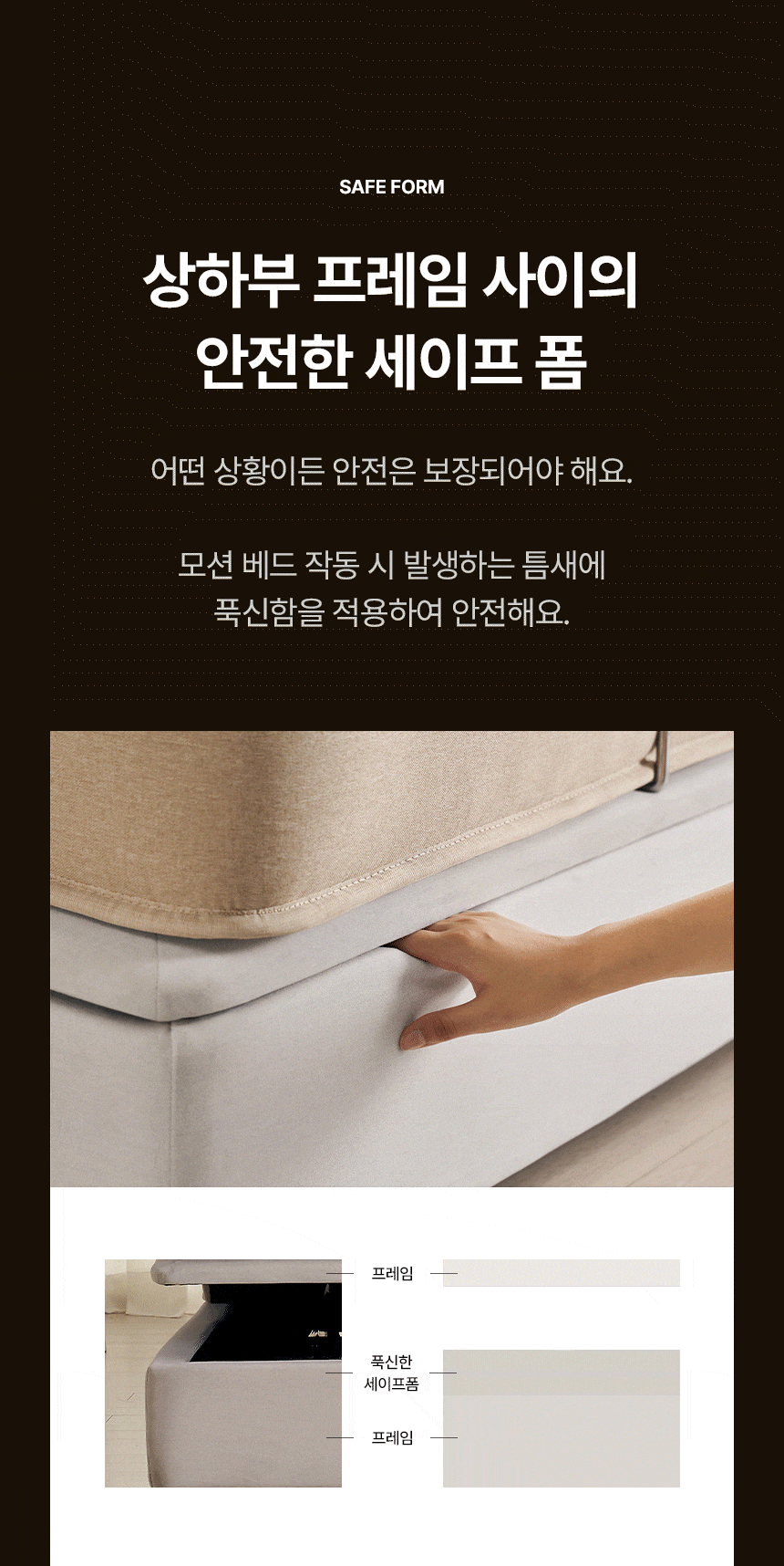 삼익가구 스마트무브 헤드/무헤드 모션베드 무중력 전동 리클라이너 침대 상세 이미지 37